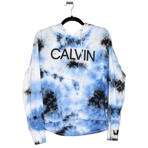 Calvin Klein Performance Tie-Dye Logo Hoodie Med NWT - Picture 1 of 5